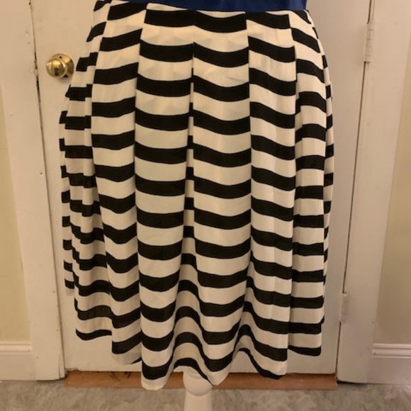 Banana Republic Black and White Striped Skirt - Picture 2 of 6